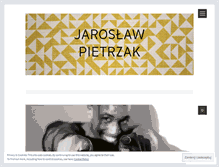 Tablet Screenshot of jaroslawpietrzak.com
